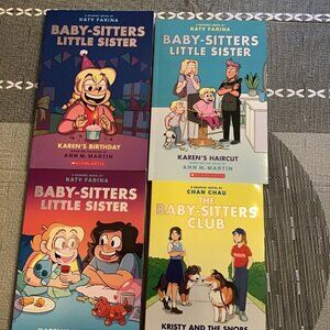 Lot of 4 Babysitters Little Sister Graphic Novels, Excellent Shape, Homeschool